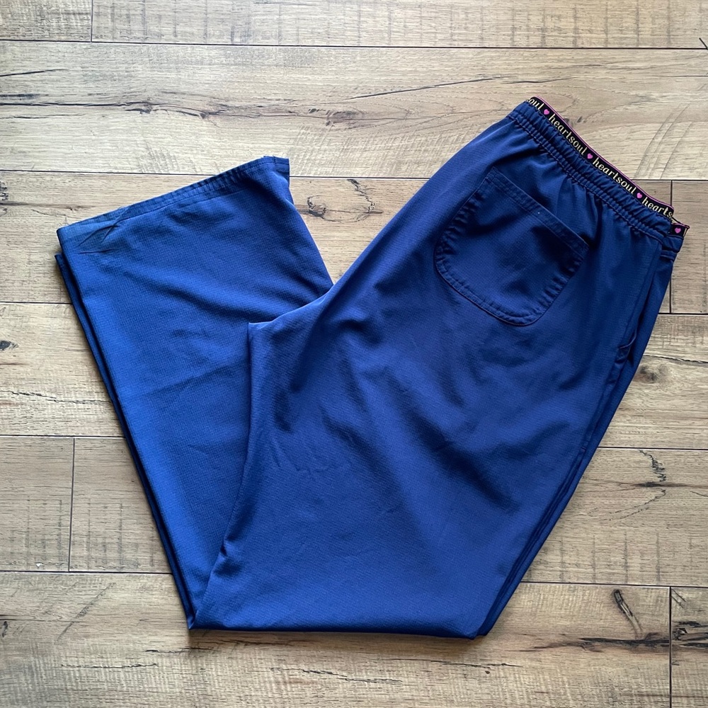 Heart Soul Scrub Bottom. XLG. Navy Blue.
